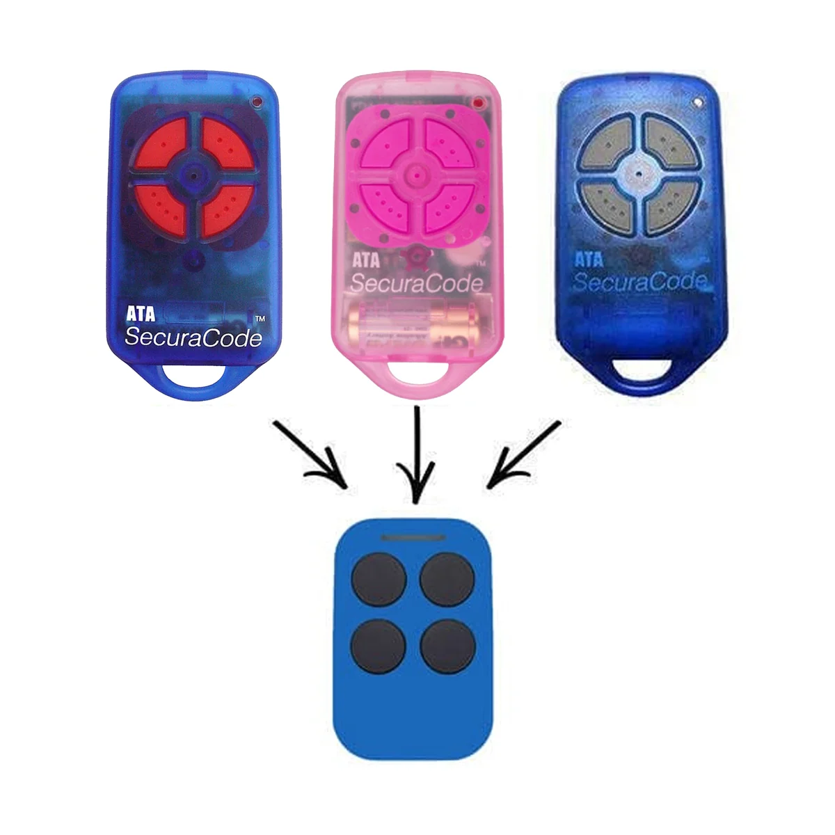 Genuine Code Ezy Remote to suit ATA PTX-4, a compatible ATA remote control