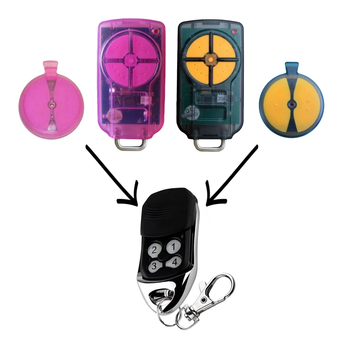ATA PTX-5v1 Compatible Remote, a compatible ATA remote control